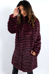 Women's exclusive coat from mink Dayana Powder